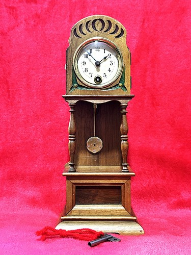 Antique german oak miniature - antique,
