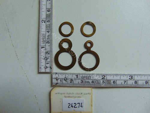 Original brass chain rings - brass, for