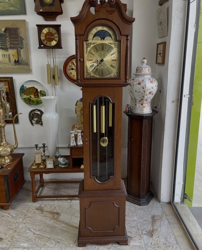 Vintage grandfather clock moon - vintage,