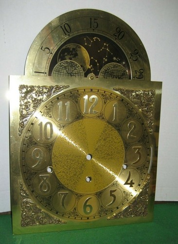 German grandfather clock dial - german,